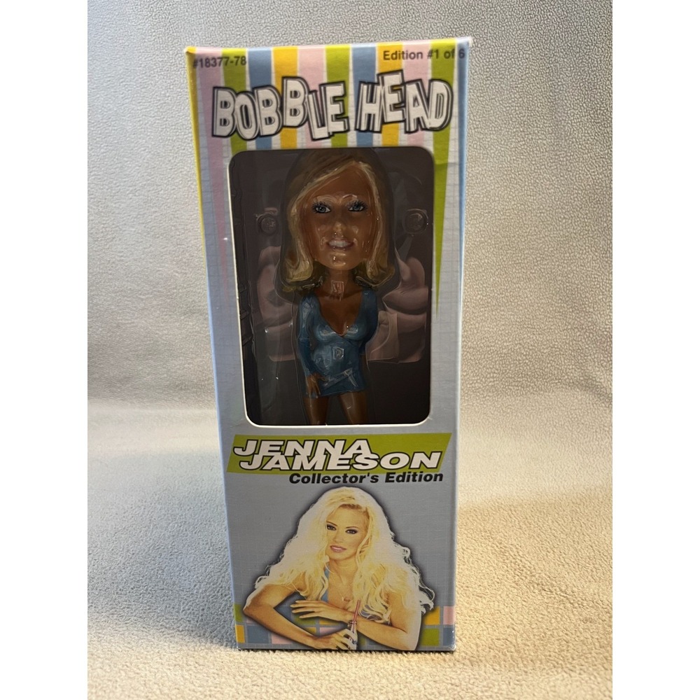 Jenna Jameson Bobblehead 2002 Collector's Edition‎ #1 of 6 Blue Dress Vintage